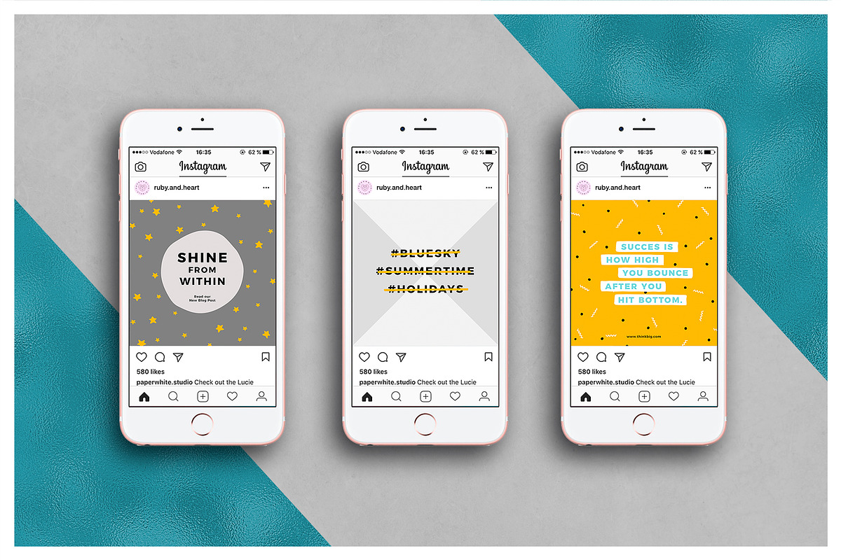 ANIMATED Playful Instagram Posts, a Social Media Template by Ruby&Heart Studio (Photo 4 of 10)
