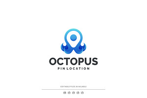 Modern Gradient Octopus Logo Design, a Branding & Logo Template by Artnivora.Std