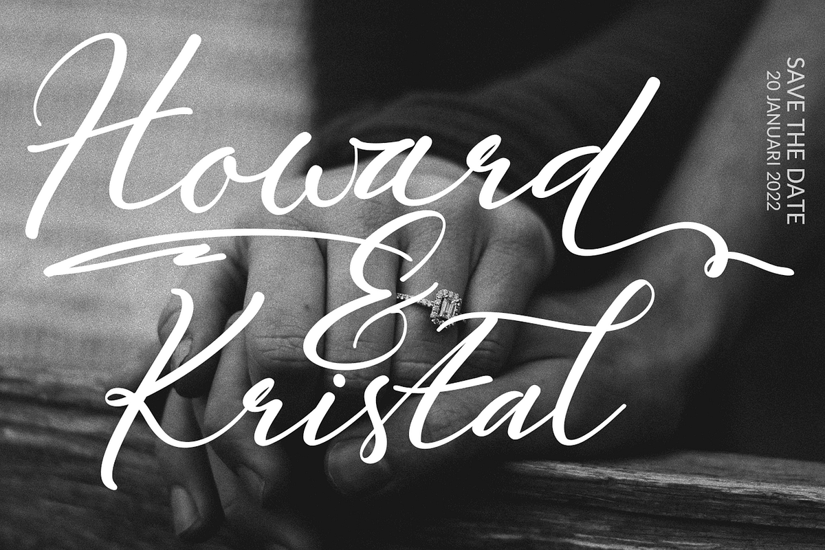 Majestic Wisteria Font, a Handwritten Font by Letterhanna Studio (Photo 2 of 21)