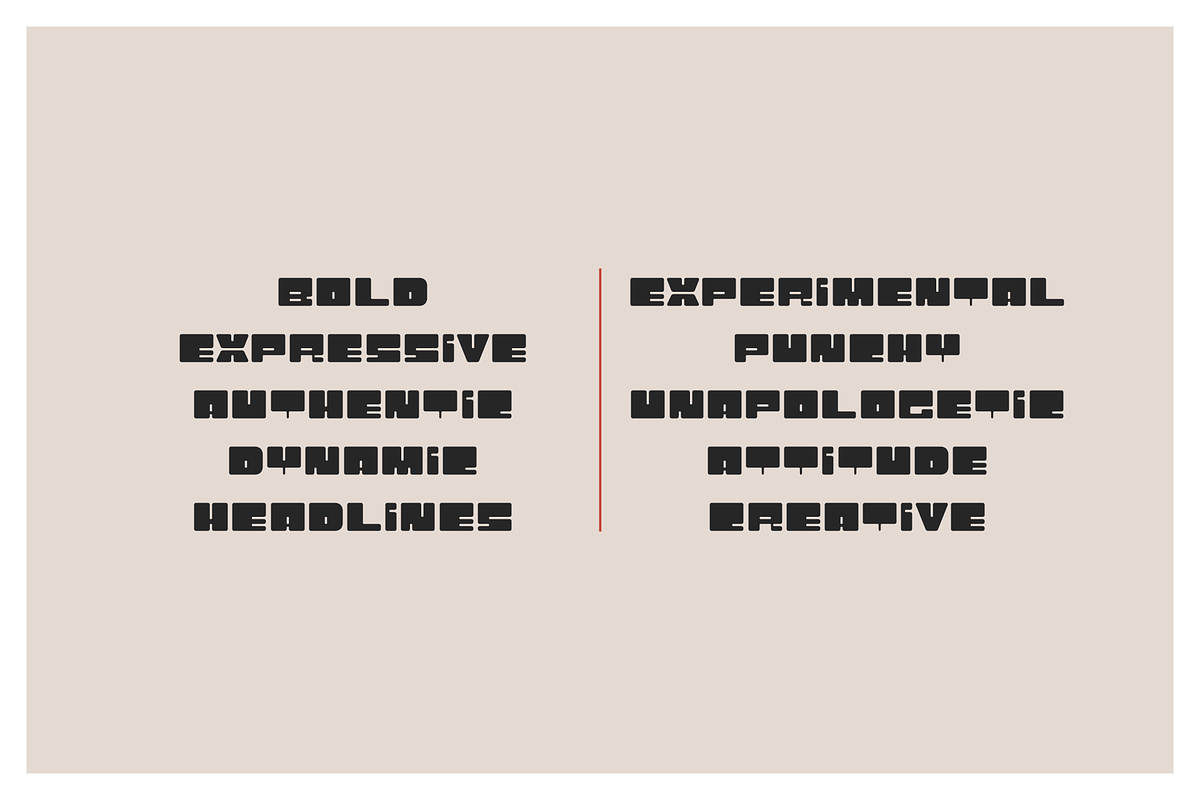 Underpass Display Font, a Font by Crafted by AKD (Photo 8 of 10)