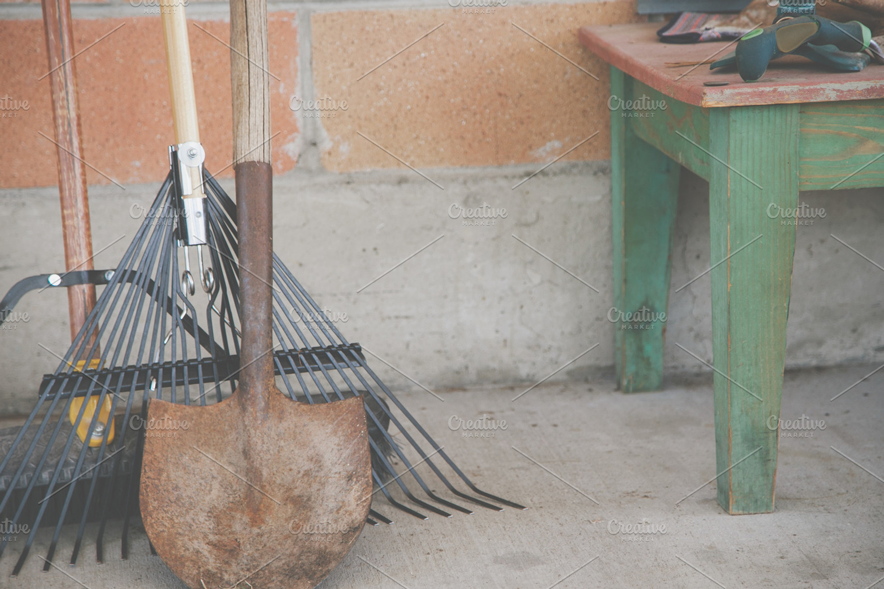 Garden Tools - Horizontal, a Photo by MarkieAnn Photography