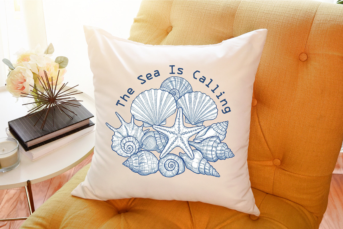 Summer Beach Seashell Doodle PNG, an Illustration by Sublimation Artist (Photo 9 of 9)