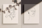 Faces Line Drawings, an Illustration by Whimsy Works (Thumbnail 4 of 4)