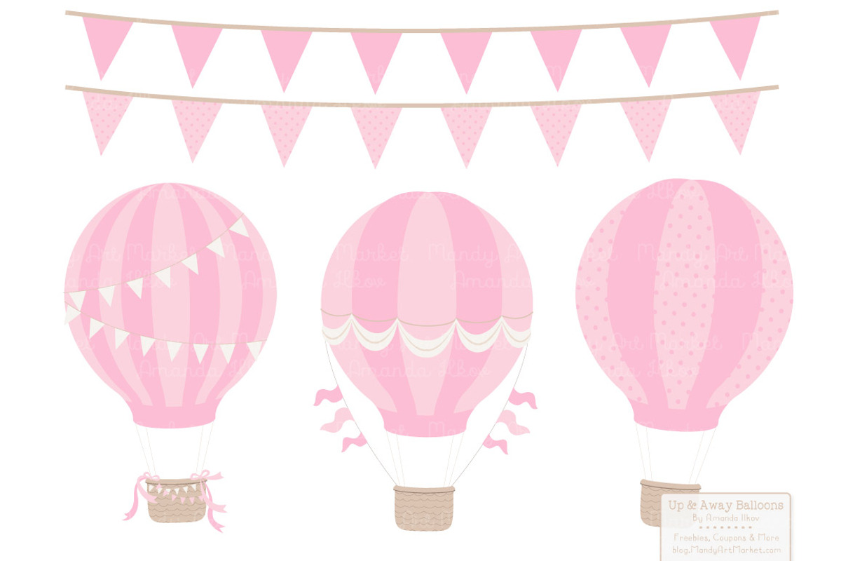 Fresh Hot Air Balloons & Patterns, an Illustration by Amanda Ilkov (Photo 3 of 5)