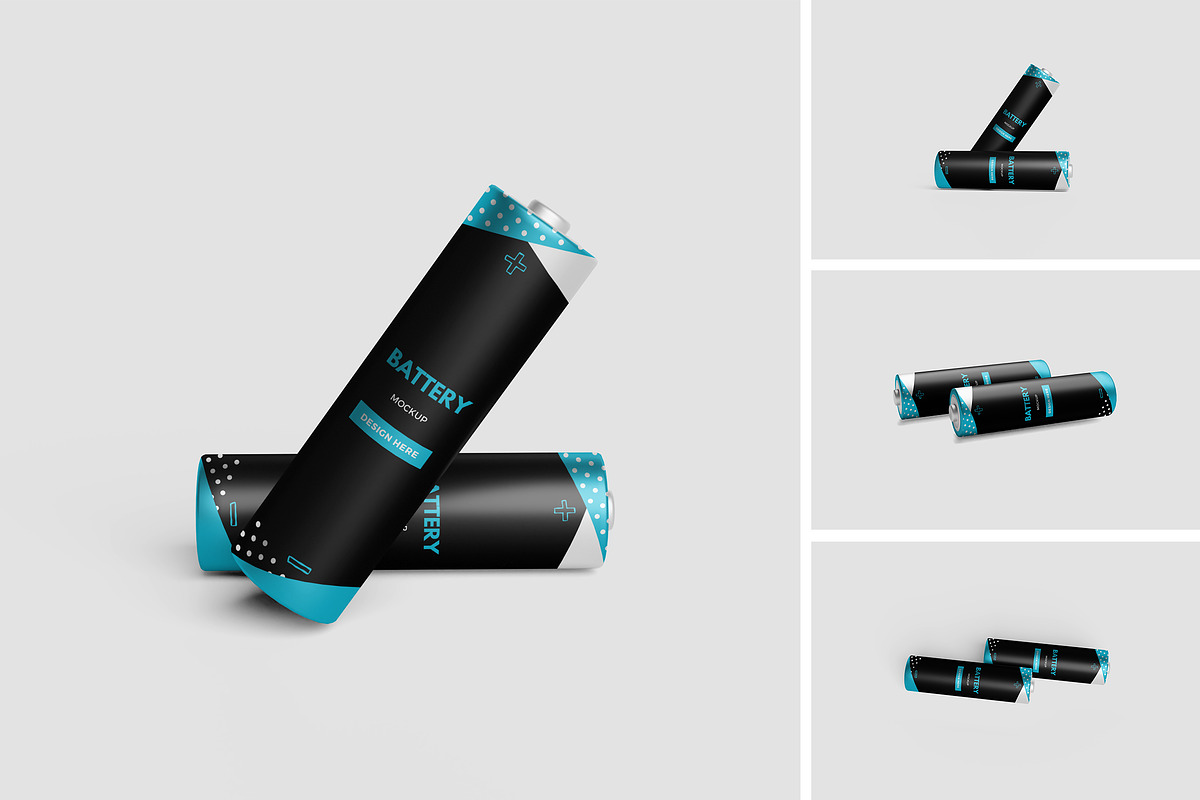 Battery Mockup, a Household Mockup by YurnalisPerix (Photo 1 of 5)