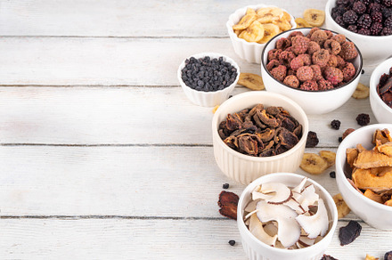 Freeze dried fruit berry