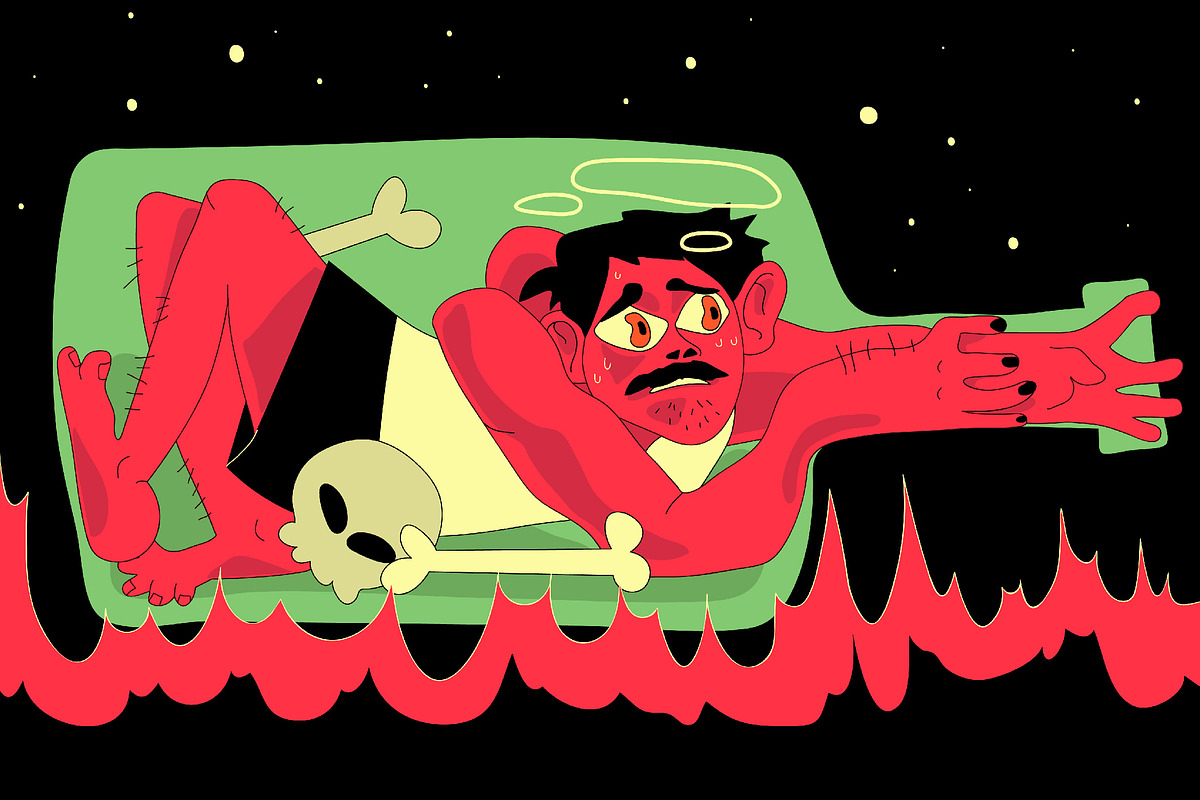 Addiction Full Illustration, an Illustration by graphicook
