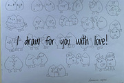 Cute Kawaii Autumn Leaf Couple, a Seasonal Illustration by Palau (Thumbnail 9 of 12)