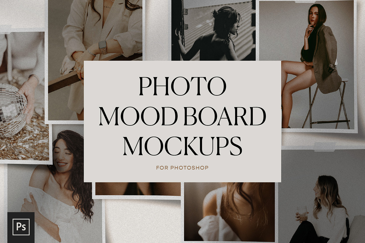 Photo Mood Board Mockups, a Mockup by 89 Golden Blvd (Photo 1 of 12)