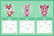 FUNNY ANIMALS 2025 Calendar, a Poster Template by Nearbirds (Thumbnail 4 of 7)