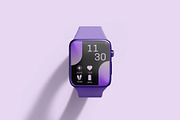 Digital Smartwatch Screen Mockup, a Wearable Device Mockup by skybluecreative (Thumbnail 2 of 2)