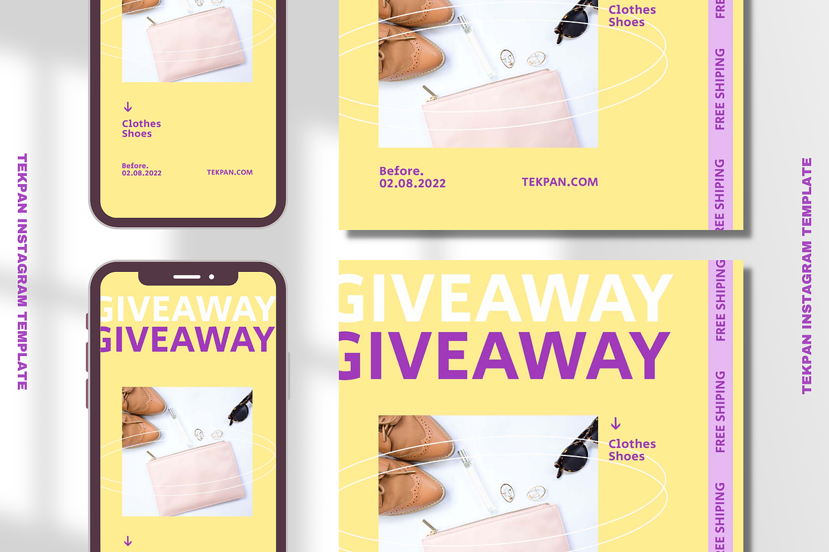 Tekpan Instagram Template, a Social Media Template by Aji Gallery (Photo 6 of 17)