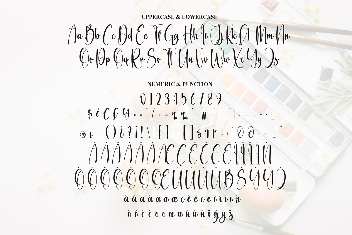 Watercolor | Script Font, a Handwritten Font by Scratchones (Photo 7 of 8)