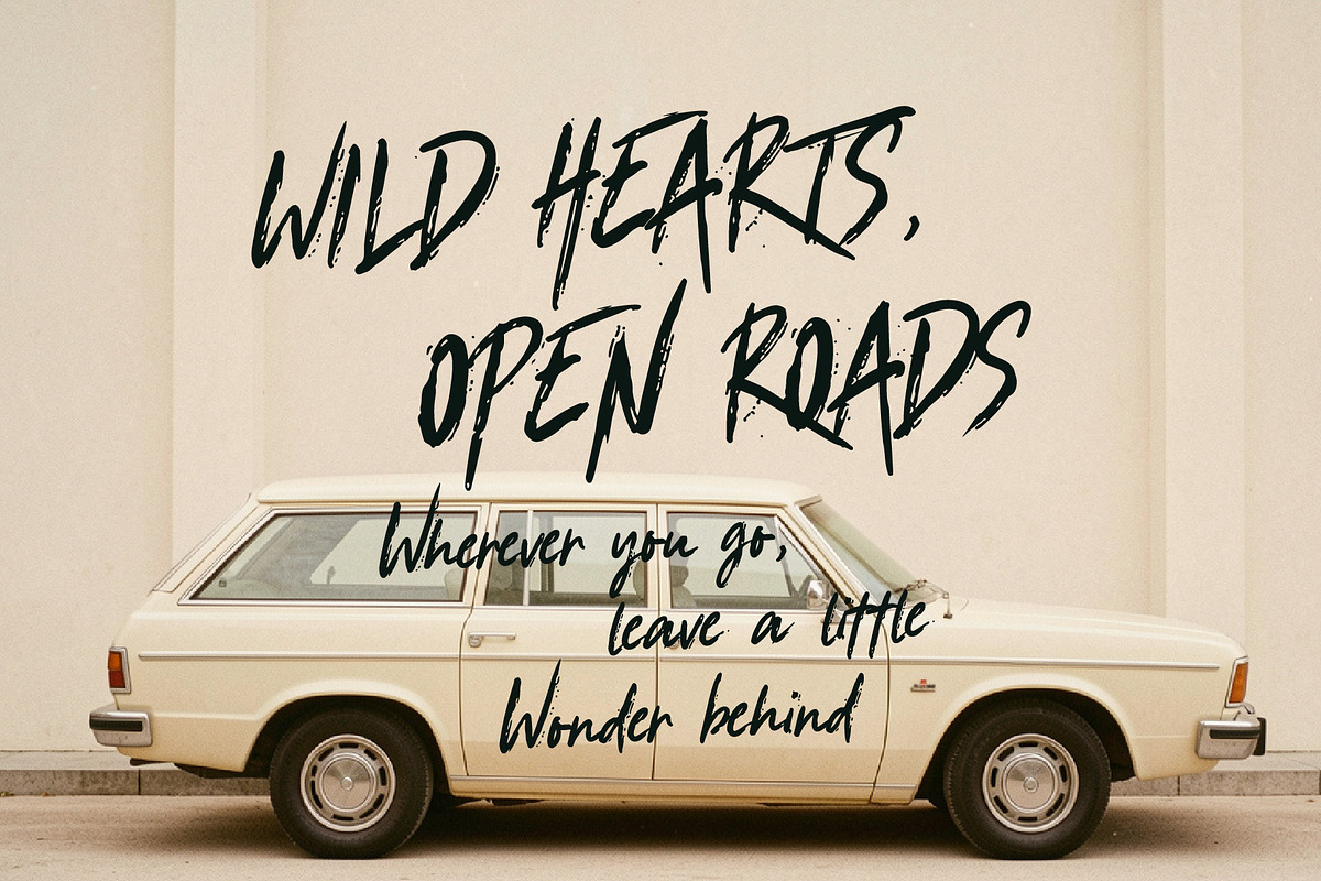 Strange Weather - Adventure font, a Handwritten Font by HypeWorksCo (Photo 9 of 15)