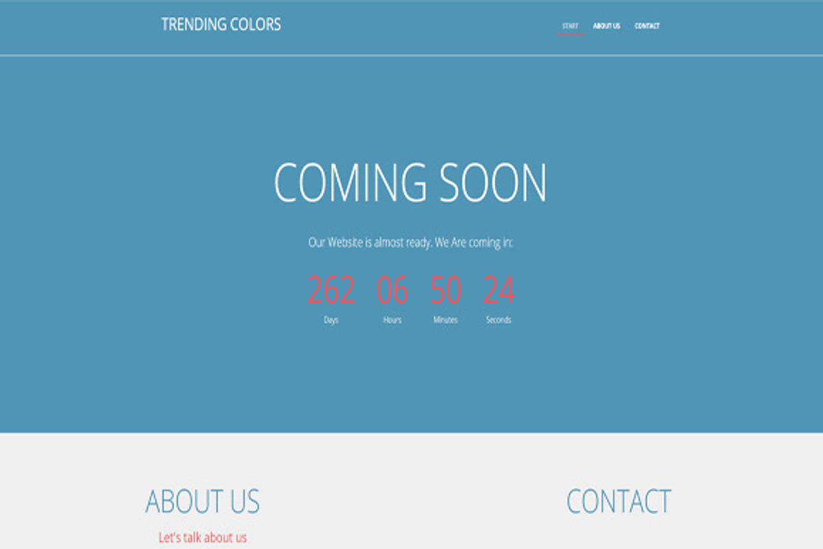 Trending Colors-v2 Coming Soon, a Landing Page Template by earthquake (Photo 5 of 5)