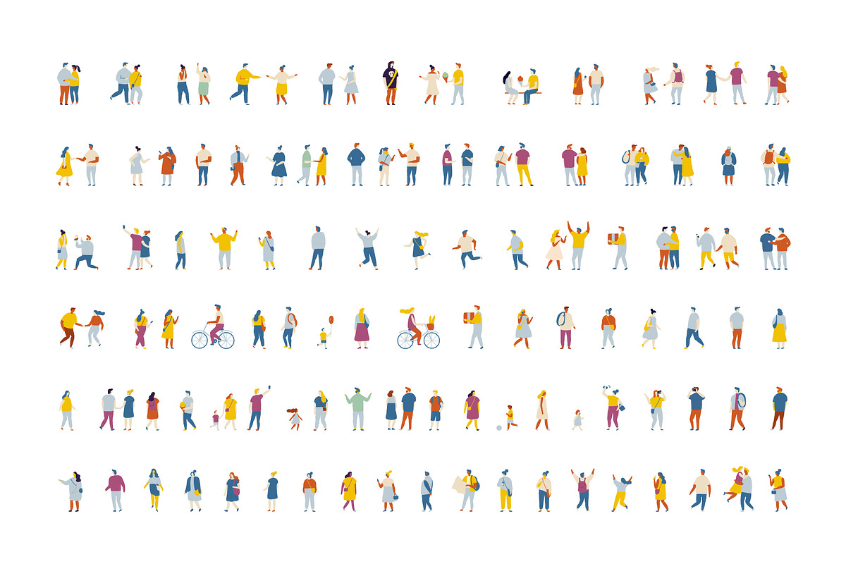400+ Set of flat vector people, a Person Illustration by Vector_Art (Photo 2 of 24)