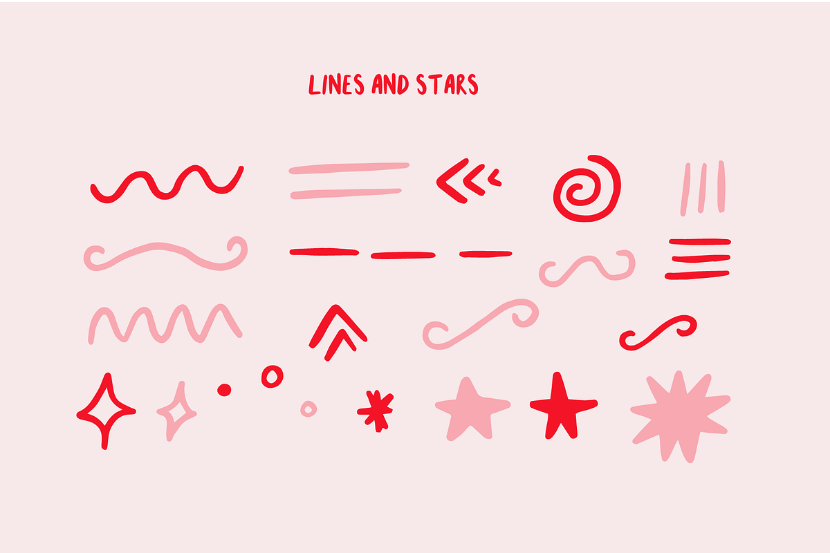 Valentine Font + Illustration Bundle, a Font by Forth and Wild (Photo 14 of 14)