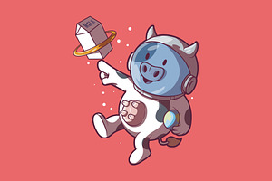 Milky Way!, an Animal Illustration by pedrors