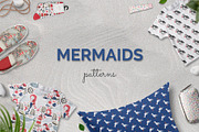 Mermaids. Patterns, a Pattern Graphic by helgascandinavus (Thumbnail 1 of 8)