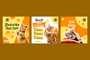 Cat - Social Media Feed Design, a Social Media Template by M. Nafi' Ulul Albab (Thumbnail 2 of 4)