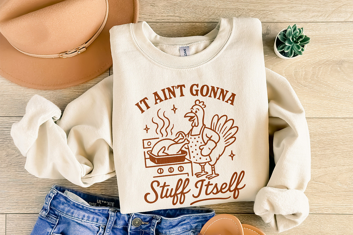 It Aint Gonna Stuff Itself Shirt, an Illustration by SharpMarketplace (Photo 8 of 9)