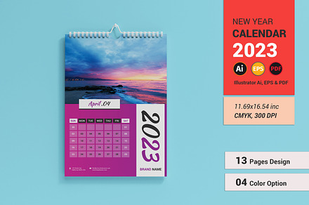 New Year Calendar 2023