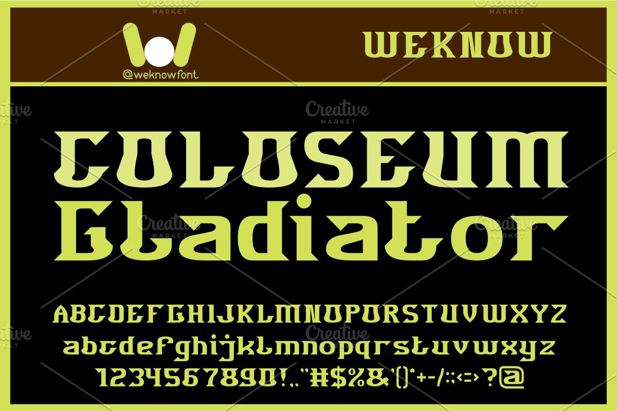 Bourgeois font, a Slab Serif Font by weknow (Photo 4 of 8)