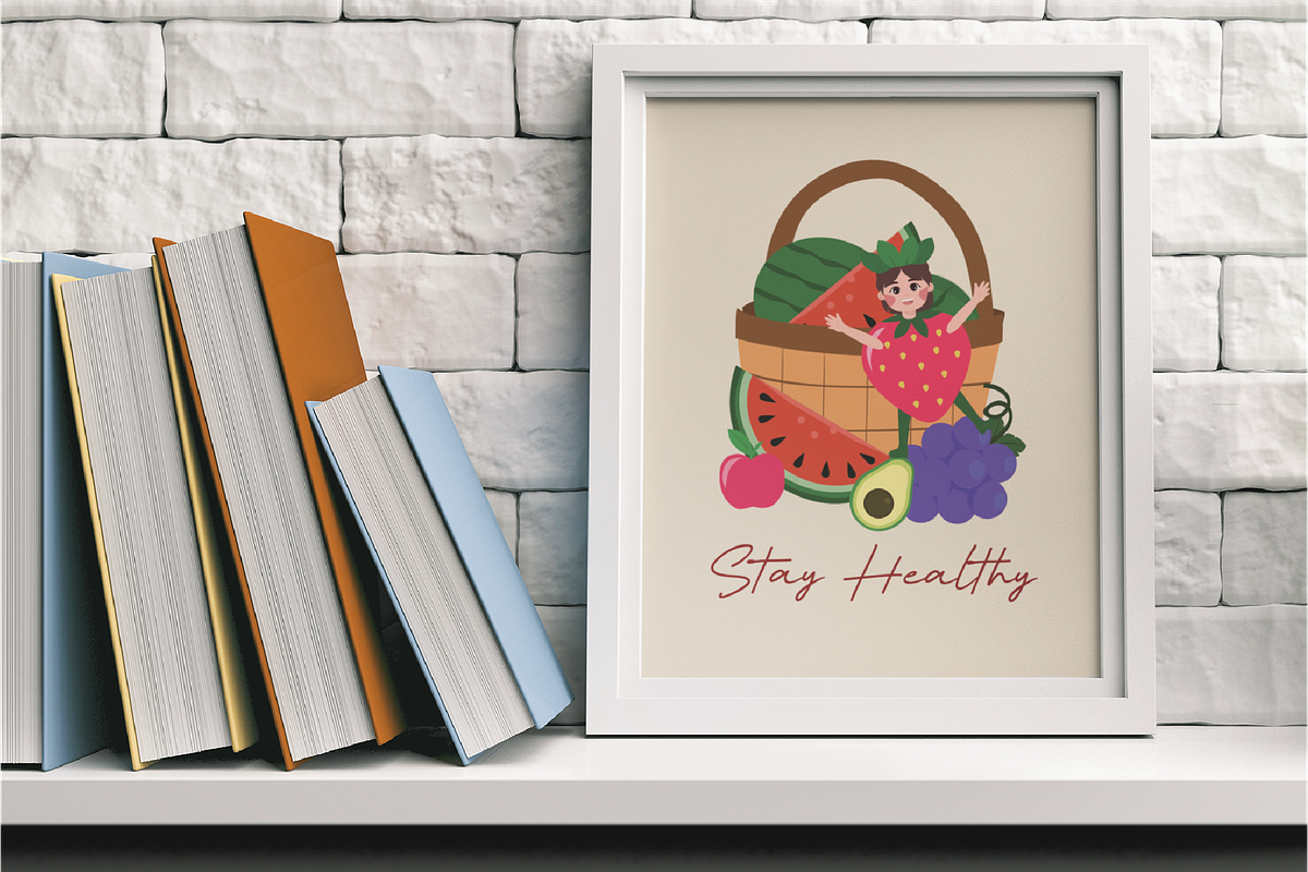 Cute Fruits Vector Illustration, a Food Illustration by Berdansabersama (Photo 5 of 7)