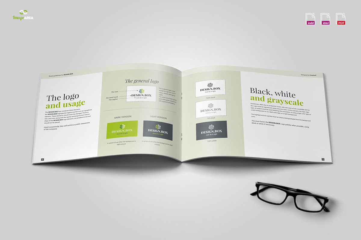 Landscape Brand Book, a Brochure Template by Imagination Area (Photo 3 of 13)
