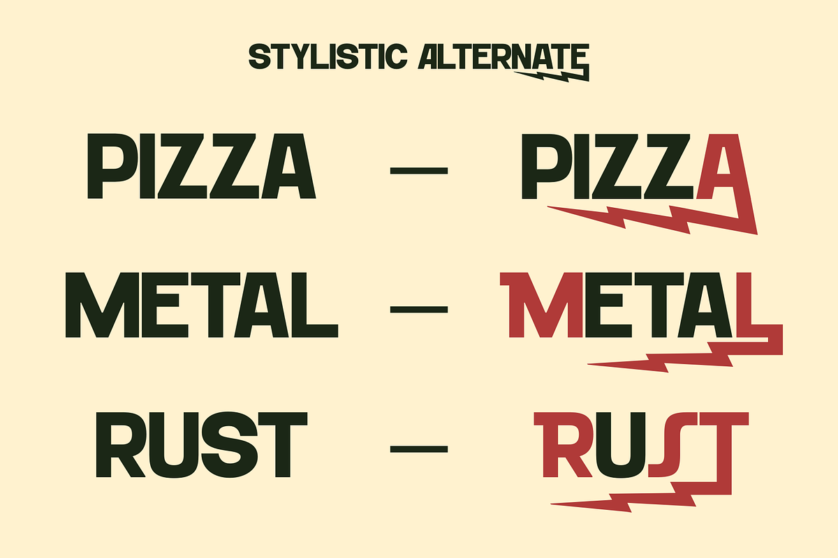 Rotura Vintage - Retro Logo Font, a Sans Serif Font by Nirmana Visual (Photo 4 of 15)