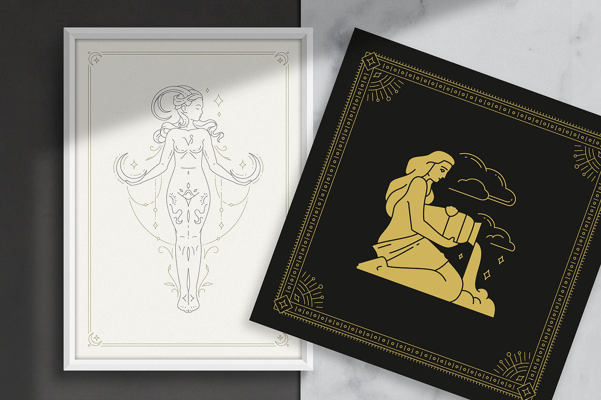 Zodiac Collection, a Graphic by Vasya Kobelev (Photo 3 of 11)