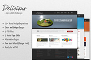 Delicious Agency Website, a Websites & App Template by IQSIR (Thumbnail 1 of 5)