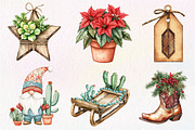 Southwestern Christmas Clipart, an Illustration by Dream Creation (Thumbnail 6 of 6)