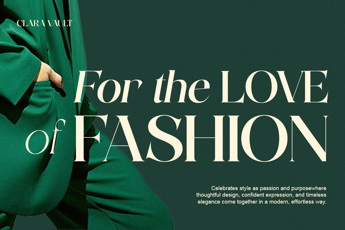 Qorvella - Modern Elegant Luxury, a Serif Font by Qweera Studio (Photo 2 of 12)
