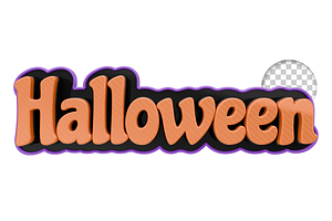 Halloween Image 3D Render