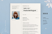 Resume Cv Template, a Resume Template by Estartshop (Thumbnail 4 of 5)
