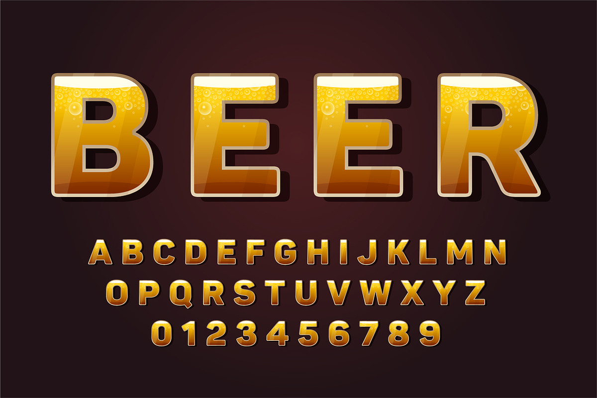 Oktoberfest Beer Alphabet, a Graphic by Pro_Vector (Photo 3 of 3)