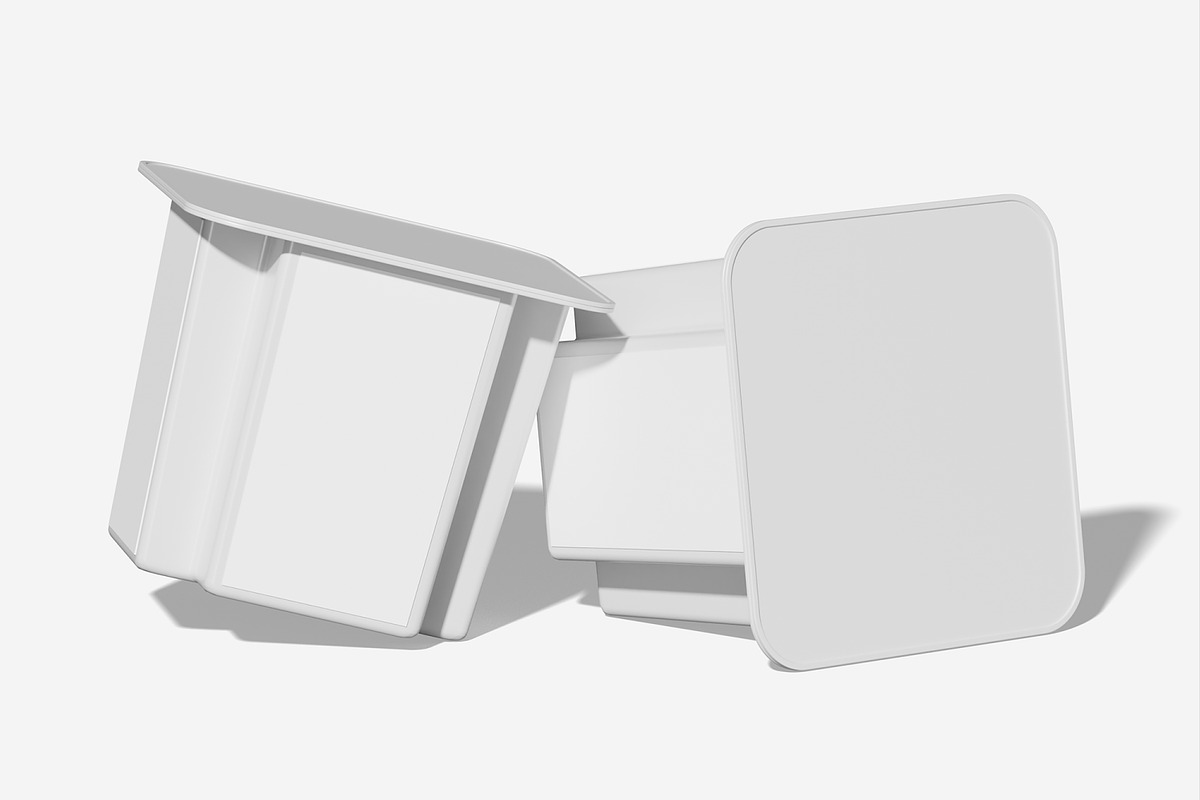 Yogurt Cup Mockup, a Packaging Mockup by Permadi Creative (Photo 3 of 5)