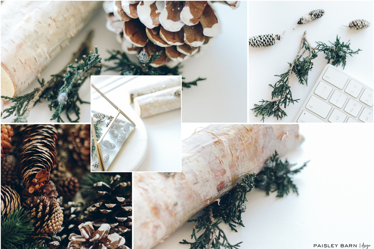 Crisp Woodsy Winter Photo Bundle, a Product Mockup by Paisley Barn Design (Photo 2 of 9)