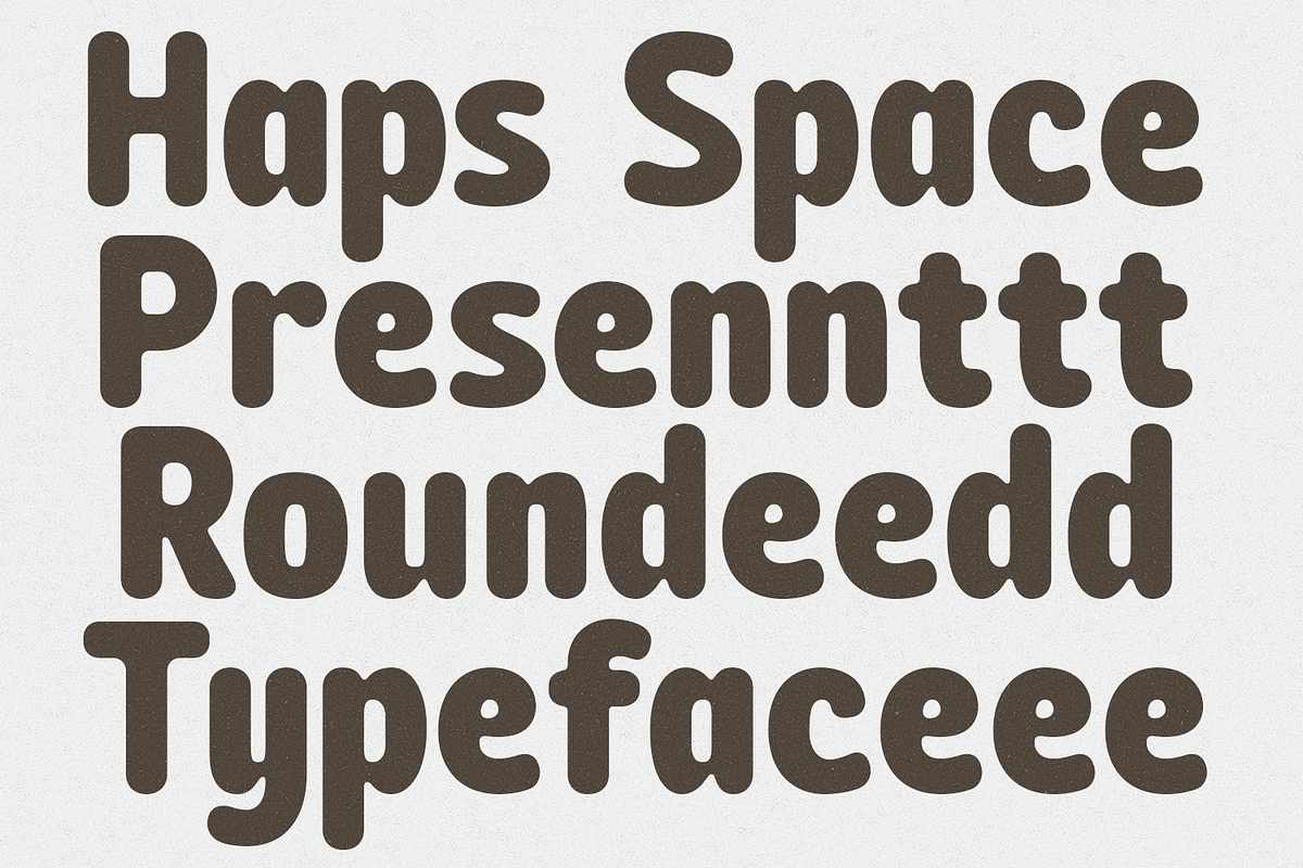 Biorne - Display Rounded Typeface, a Font by Haps Space (Photo 2 of 16)