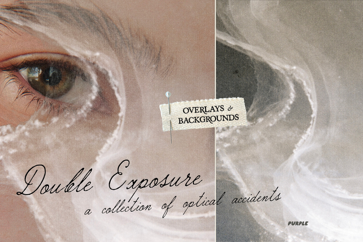 Double Exposure Overlays Backgrounds, a Texture Graphic by Purple (Photo 4 of 12)