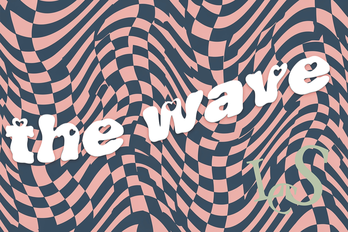 Psychedelic Heart Retro Bubble Font, a Handwritten Font by Little Creative Scribbles (Photo 5 of 7)