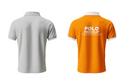 Polo Shirt Mockup, a Shirt Mockup by GraphicsPixel (Thumbnail 3 of 3)