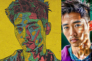 Pop Line Art Photo Effects, an Action Add-On by Amorjesu.com (Thumbnail 34 of 43)