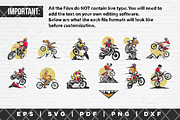 Motorcross, MTX, Dirt Bike logo, a Branding & Logo Template by Guavanaboy (Thumbnail 4 of 5)