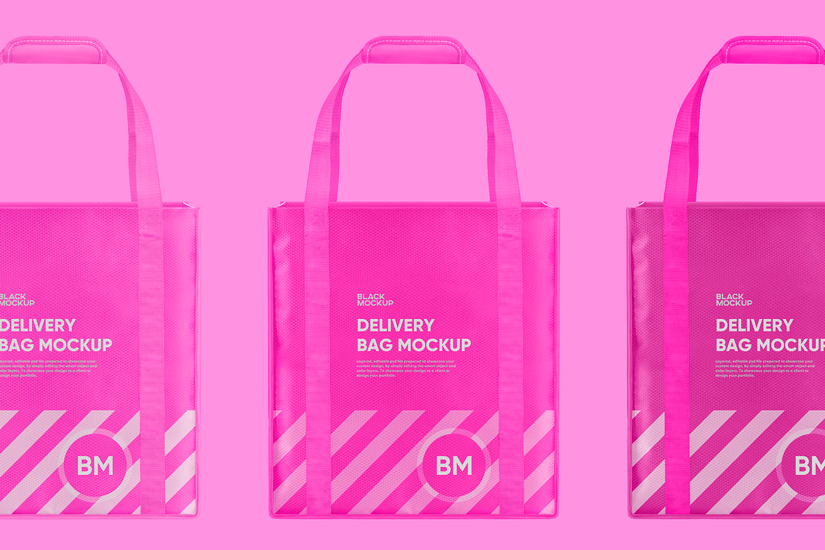 Delivery Bag Mockup, a Packaging Mockup by BlackMockup (Photo 9 of 10)