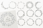 Elegant floral collection.Line art, a Decorative Illustration by Vera●Suleimanova (Thumbnail 6 of 15)