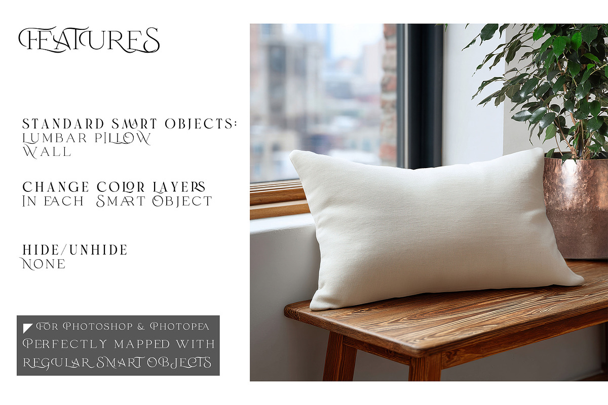 Lumbar Pillow Mockups, a Mockup by mock-ups (Photo 3 of 31)