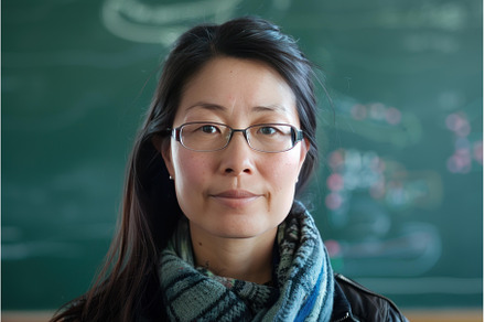 Portrait of an attentive female, a School & Education Photo by Ylivdesign