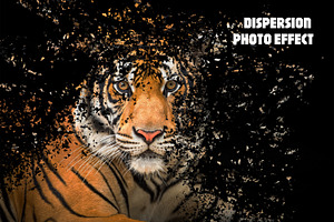 Dispersion Photo Effect Mockup, a Layer Style Add-On by CreativeShaper